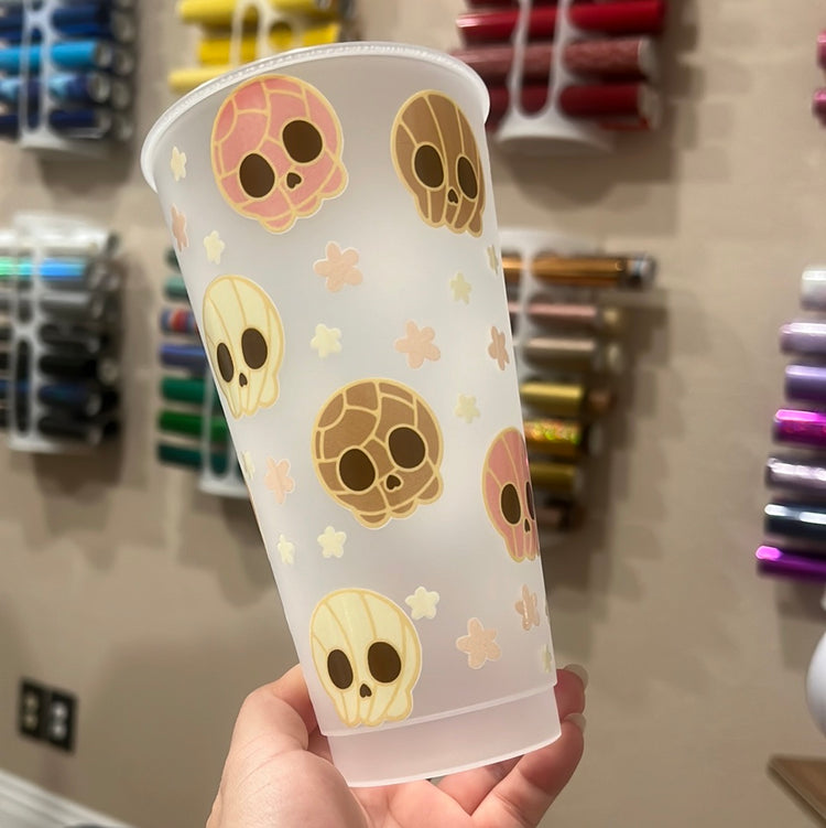 Sugar Skull 24 oz cup